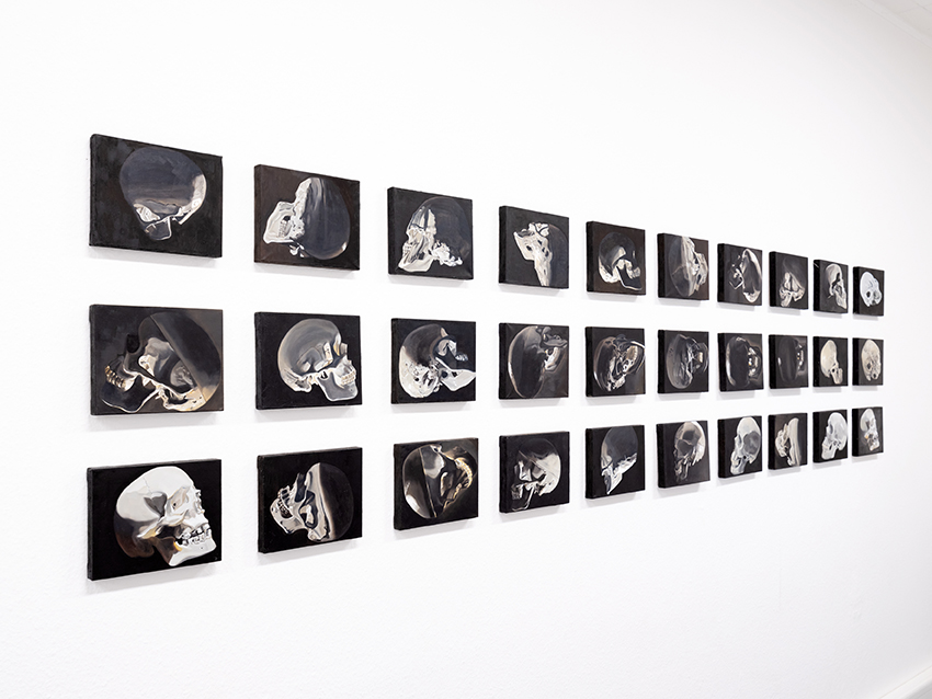 Aktuelle Ausstellung: Peter Dreher, Irene von Neuendorff. Aus der Werkserie Skulls. Bis 9.2.2025